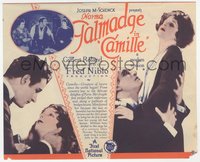 7b1299 CAMILLE herald 1927 Norma Talmadge & Gilbert Roland in stage's outstanding love story, rare!