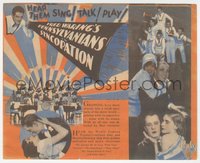 7b1332 SYNCOPATION herald 1929 first great all-talking musical movie extravaganza, ultra rare!