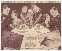 7b1334 UNDER SUSPICION herald 1930 Lois Moran, Mountie J. Harold Murray, J.M. Kerrigan, ultra rare!