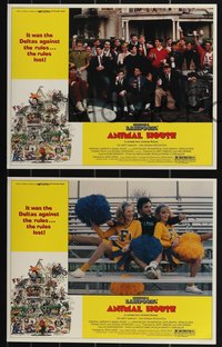 7b1250 ANIMAL HOUSE 4 LCs 1978 John Belushi, John Landis directed college fraternity classic!