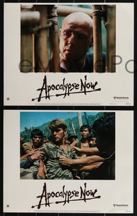 7b1245 APOCALYPSE NOW 5 LCs 1979 Francis Ford Coppola, Martin Sheen, Marlon Brando, Duvall, Hopper!