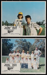 7b1099 BAD NEWS BEARS 8 LCs 1976 Walter Matthau, Tatum O'Neal, Little League baseball!