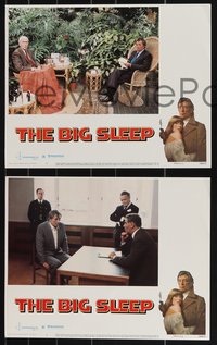 7b1101 BIG SLEEP 8 LCs 1978 Robert Mitchum, sexy Candy Clark, James Stewart, Michael Winner!