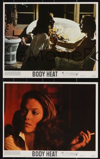 7b1105 BODY HEAT 8 LCs 1981 William Hurt, Kathleen Turner, Richard Crenna, Ted Danson!