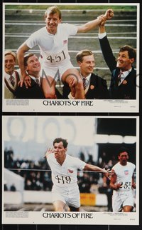 7b1111 CHARIOTS OF FIRE 8 LCs 1981 Hugh Hudson English Olympic running sports classic, Ben Cross!