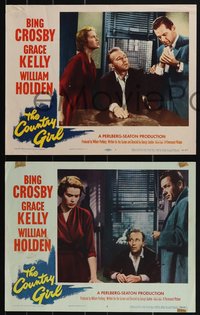 7b1254 COUNTRY GIRL 4 LCs 1954 cool images of Grace Kelly, Bing Crosby & William Holden!