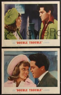 7b1120 DOUBLE TROUBLE 8 LCs 1967 images of rockin' Elvis Presley singing and dancing, Annette Day!