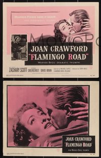 7b1129 FLAMINGO ROAD 8 LCs 1949 directed by Michael Curtiz, Joan Crawford, Sydney Greenstreet!