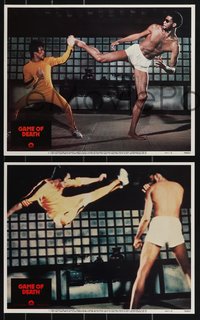 7b1139 GAME OF DEATH 8 LCs 1979 Bruce Lee, Kareem Abdul Jabbar, kung fu, complete set!