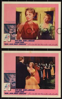 7b1155 HUSH...HUSH, SWEET CHARLOTTE 8 LCs 1965 images of Bette Davis, Joseph Cotten, Robert Aldrich!