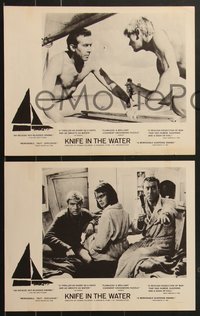 7b1257 KNIFE IN THE WATER 4 LCs 1963 Roman Polanski's Noz w Wodzie, Umecka, Niemcyzk, Malanowicz!