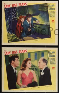 7b1175 LADY HAS PLANS 8 LCs 1942 great images of Ray Milland, Paulette Goddard, Albert Dekker!