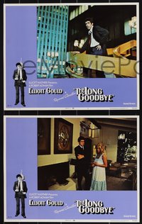 7b1182 LONG GOODBYE 8 LCs 1973 Elliott Gould as Philip Marlowe, Sterling Hayden, Nina Van Pallandt!