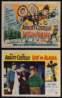 7b1184 LOST IN ALASKA 8 LCs 1952 Bud Abbott & Lou Costello, a gold mine of laughs, Mitzi Green!