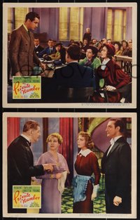 7b1272 PRIVATE NUMBER 3 LCs 1936 Basil Rathbone, pretty Loretta Young, Robert Young!