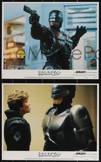 7b1204 ROBOCOP 8 LCs 1988 Verhoeven classic, Peter Weller is part man, part machine, all cop!