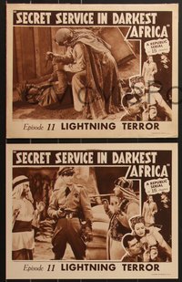 7b1249 SECRET SERVICE IN DARKEST AFRICA 5 chapter 11 LCs 1943 Republic serial, Lightning Terror!