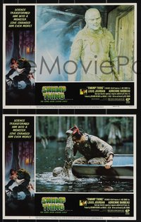 7b1221 SWAMP THING 8 LCs 1982 Wes Craven, Richard Hescox border art of monster & Adrienne Barbeau!