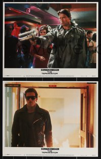 7b1224 TERMINATOR 8 LCs 1984 James Cameron, Arnold Schwarzenegger, Michael Biehn, Linda Hamilton!