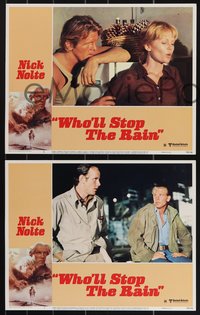 7b1234 WHO'LL STOP THE RAIN 8 LCs 1978 cool images of Nick Nolte & Tuesday Weld!