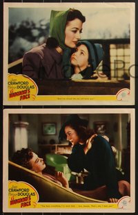 7b1273 WOMAN'S FACE 3 LCs 1941 they called Joan Crawford a scarfaced she-devil, Melvyn Douglas!