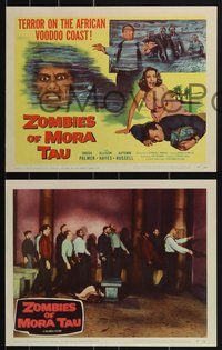 7b1240 ZOMBIES OF MORA TAU 8 LCs 1957 great images from the terror on the African voodoo coast!