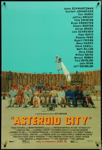 7c0238 ASTEROID CITY advance DS 1sh 2023 great wacky image of Jason Schwartzman with huge top cast!