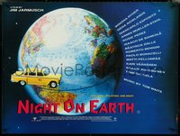 7c0016 NIGHT ON EARTH British quad 1992 Jim Jarmusch, Winona Ryder & Gena Rowlands, rare!