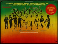 7c0020 ROCKERS British quad 1979 Bunny Wailer, The Heptones, Peter Tosh, reggae, ultra rare!