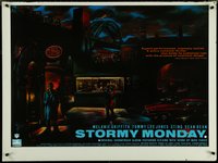 7c0025 STORMY MONDAY British quad 1988 wonderful completely different moody city art, ultra rare!