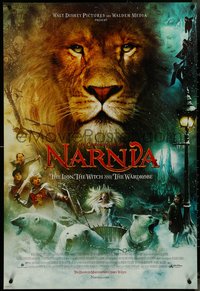 7c0288 CHRONICLES OF NARNIA 1sh 2005 C.S. Lewis novel, Georgie Henley & Tilda Swinton!