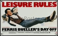 7c0126 FERRIS BUELLER'S DAY OFF 22x36 commercial poster 1986 Matthew Broderick, teen classic!