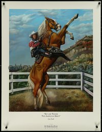 7c0129 ROY ROGERS 26x34 commercial poster 1995 plus Trigger, Two American 'Hero's'!