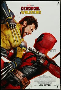 7c0300 DEADPOOL & WOLVERINE advance DS 1sh 2024 Marvel, Ryan Reynolds, Hugh Jackman, ultra rare!