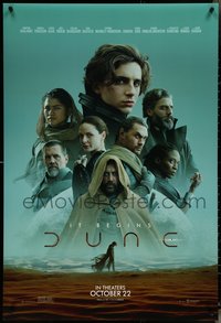 7c0318 DUNE teaser DS 1sh 2021 Villeneuve version, Frank Herbert, Chalamet as Atreides & top cast!