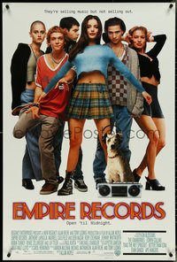 7c0324 EMPIRE RECORDS DS 1sh 1995 Liv Tyler, Anthony LaPaglia, Renee Zellweger, Ethan Embry!