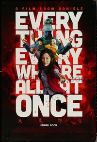 7c0332 EVERYTHING EVERYWHERE ALL AT ONCE advance DS 1sh 2022 Michelle Yeoh, Jamie Lee Curtis & cast!