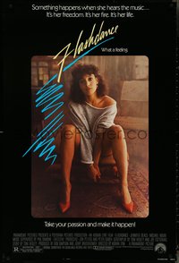 7c0342 FLASHDANCE 1sh 1983 sexy dancer Jennifer Beals, take your passion and make it happen!