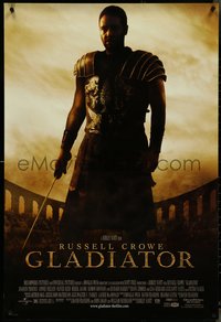 7c0360 GLADIATOR DS 1sh 2000 Russell Crowe, Joaquin Phoenix, Ridley Scott directed!