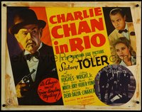 7c0933 CHARLIE CHAN IN RIO 1/2sh 1941 Toler's most spine-tingling mystery in Brazil, ultra rare!