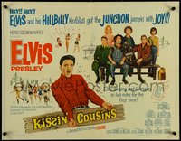 7c0959 KISSIN' COUSINS 1/2sh 1964 hillbilly Elvis Presley and his lookalike Army twin!