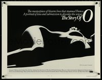 7c0990 STORY OF O 1/2sh 1976 best different and far sexier silhouette image of Corinne Clery!