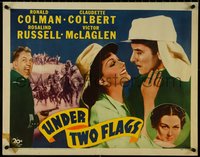 7c0996 UNDER TWO FLAGS 1/2sh R1943 Ronald Colman w/Russell, Mundin & Legionnaires, ultra rare!