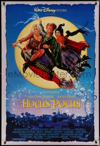 7c0385 HOCUS POCUS DS 1sh 1993 Bette Midler, Sarah Jessica Parker, Najimy, Drew Struzan art!