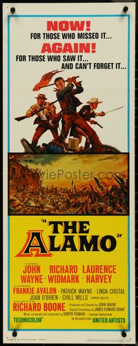 7c0723 ALAMO insert R1967 John Wayne & Richard Widmark in the Texas War of Independence!