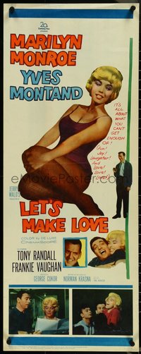 7c0759 LET'S MAKE LOVE insert 1960 great images of super sexy Marilyn Monroe & Yves Montand!