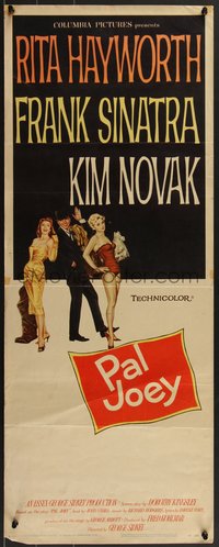 7c0767 PAL JOEY insert 1957 Thomas art of Frank Sinatra with sexy Rita Hayworth & Kim Novak!