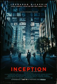 7c0392 INCEPTION advance DS 1sh 2010 Christopher Nolan, Leonardo DiCaprio, Gordon-Levitt!