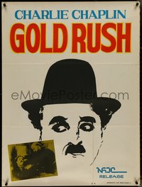 7c0078 GOLD RUSH Indian R1970s Charlie Chaplin classic, cool different artwork!