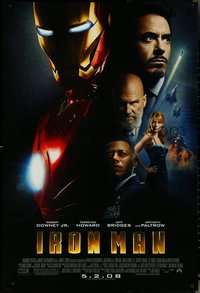 7c0412 IRON MAN advance 1sh 2008 Robert Downey Jr. is Iron Man, Gwyneth Paltrow!